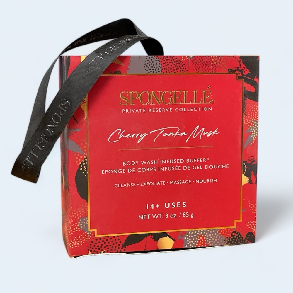 CHERRY TONKA Spongellé Boxed Flower Body Wash Infused Buffer